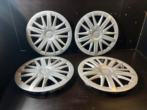 4 Citroën C1, C2, C3, C3, berlingo axara 15" wieldop, Auto diversen, Wieldoppen, Gebruikt, Ophalen of Verzenden