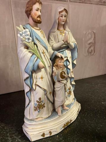 Heilige familie bisquit beeld 23 cm beschikbaar voor biedingen