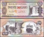 Guyana 20 dollars 1989 UNC (neuf), Enlèvement ou Envoi