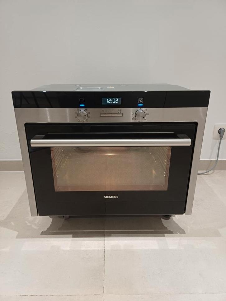 Siemens inbouw oven 45cm, Electroménager, Fours, Comme neuf, Encastré, Air chaud, Enlèvement