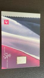 Zilveren postzegel + postzegel koningshuis België 175 jaar, Postzegels en Munten, Postzegels | Europa | België, Ophalen of Verzenden