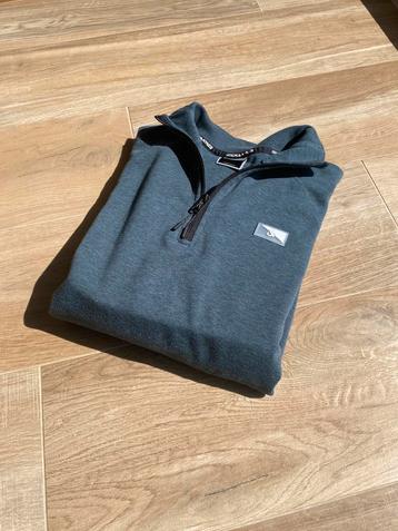 Jack & Jones half-zip trui - donkergrijs, maat M beschikbaar voor biedingen