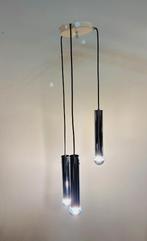 Suspension vintage cascade de chromes tubulaires, 75 cm ou plus, Vintage, Comme neuf, Enlèvement