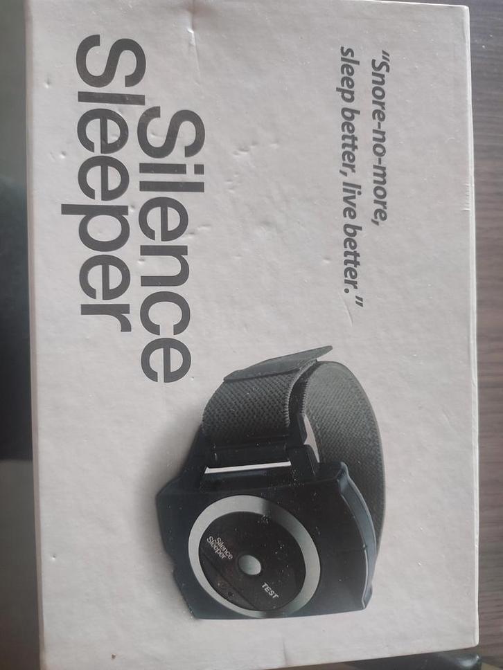 Particulier verkoopt horloge tegen snurken, Handtassen en Accessoires, Smartwatches, Zo goed als nieuw, Zwart, Conditie, Ophalen