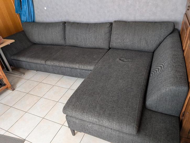 Hoeksalon, Huis en Inrichting, Zetels | Complete zithoeken, Gebruikt, Stof, Ophalen