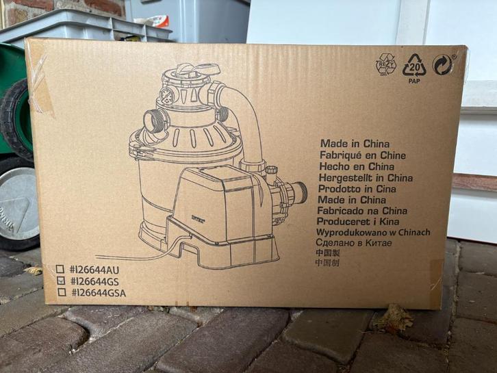INTEX Zandfilter pomp + Zoutwater systeem NIEUW, Tuin en Terras, Zwembad-toebehoren, Nieuw, Zwembadpomp, Ophalen