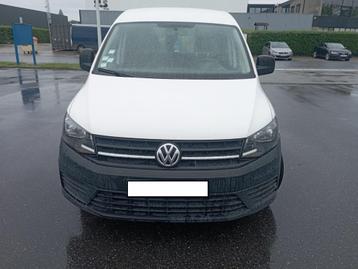 Volkswagen Caddy 2.0D Bj 2019 (EURO6B) 187 000 km de fret lé, Autos, Euro 6, Entreprise, 3 portes, Bleu