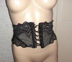 corset Lotta waspee Hunkemoller M, Kleding | Dames, Verzenden, Zwart, Body of Korset
