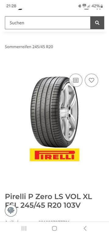 Pirelli  p zero banden  245 45  20 103 V  ZGAN dot 2025 beschikbaar voor biedingen