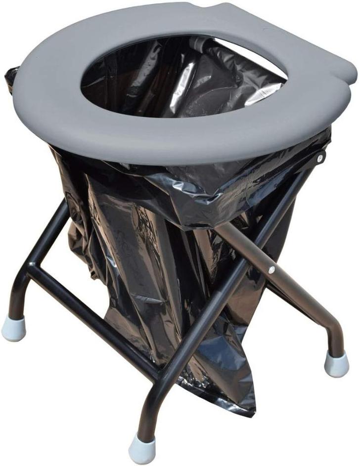 Mobiel klaptoilet grijs kamperen NIEUW, Caravans en Kamperen, Kampeeraccessoires, Nieuw, Ophalen