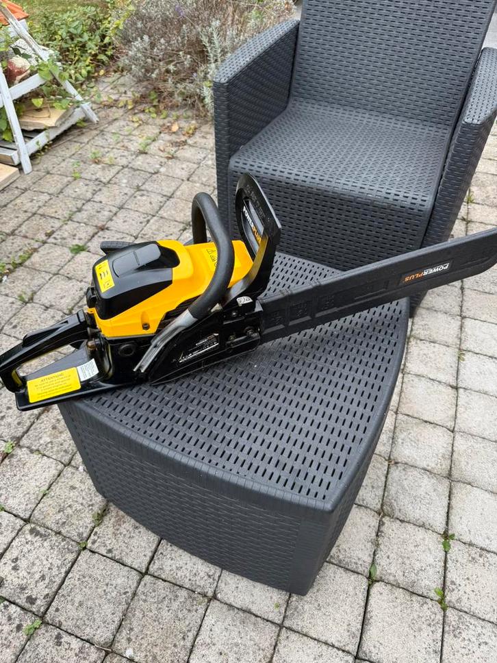Powerplus Kettingzaag 50.4CC 500mm, Doe-het-zelf en Bouw, Gereedschap | Zaagmachines, Gebruikt, Kettingzaag, 70 mm of meer, Ophalen of Verzenden