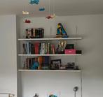 Wandplanken Ikea bergshult 120x20cm, wit, 3 stuks, Huis en Inrichting, Woonaccessoires | Wandplanken en Boekenplanken, Ophalen