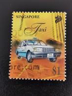Singapore 1997 - taxi - auto, Ophalen of Verzenden, Gestempeld