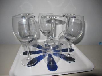 6 VERRES A VIN