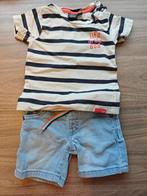 T-shirt met shortje maat 62, Ophalen of Verzenden, Gebruikt, Setje