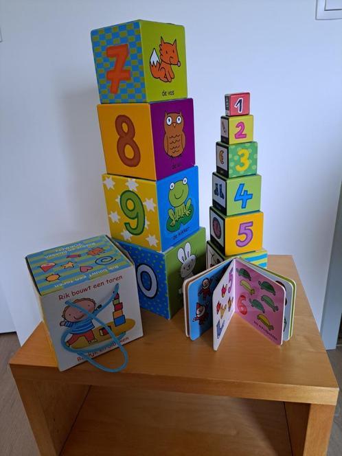 Rik bouwt een toren, Kinderen en Baby's, Speelgoed | Overig, Gebruikt, Jongen of Meisje, Ophalen