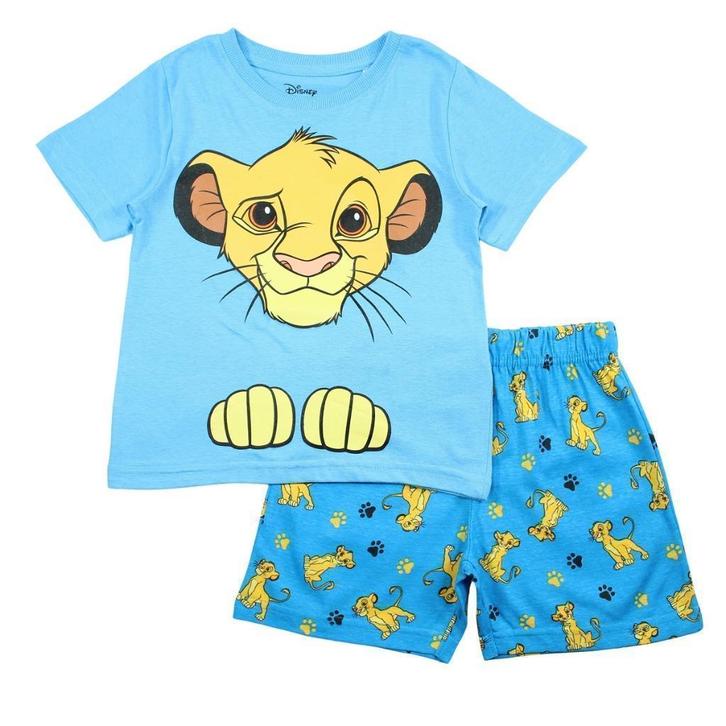 Lion King Shortama Simba BL - Maat 122 - Disney, Kinderen en Baby's, Kinderkleding | Maat 122, Nieuw, Jongen, Nacht- of Onderkleding