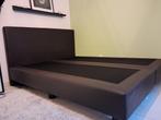 Boxspring met matras, Huis en Inrichting, Slaapkamer | Boxsprings, Ophalen, Zwart, Tweepersoons, Zo goed als nieuw