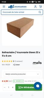 Nieuwe vuurvaste stenen 22x11x6cm, Enlèvement