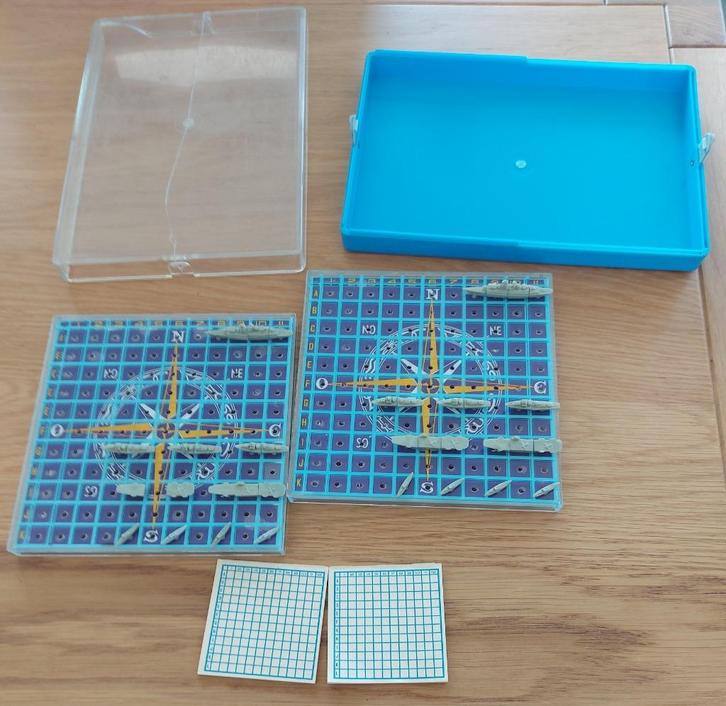 Vintage spel Zeeslag, Hobby en Vrije tijd, Gezelschapsspellen | Bordspellen, Gebruikt, Een of twee spelers, Ophalen of Verzenden