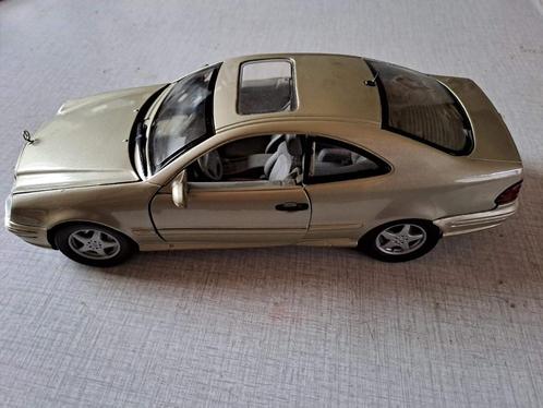 MERCEDES CLK Coupé beige métallisé 2003, Hobby & Loisirs créatifs, Voitures miniatures | 1:18, Comme neuf, Voiture, Enlèvement ou Envoi