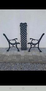 Pieds et Dossier banc de jardin, Tuin en Terras, Tuinbanken, Ophalen, Gebruikt, Metaal