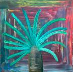 Peinture toile palmier soleil cadre schilderij, Enlèvement