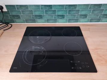 Taque Vitrocéramique Whirlpool, Electroménager, 4 zones de cuisson, Comme neuf, Enlèvement, Encastré