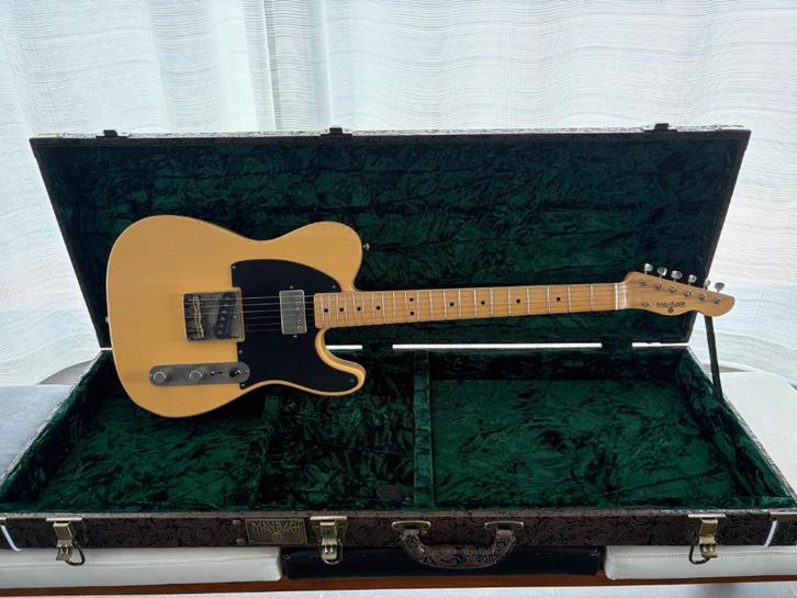 Maybach Texonian T52-2 Butterscotch Blackguard Keith, Muziek en Instrumenten, Snaarinstrumenten | Gitaren | Elektrisch, Zo goed als nieuw