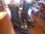 Vintage plateau boots, Ophalen, Zwart, Boots, Gedragen