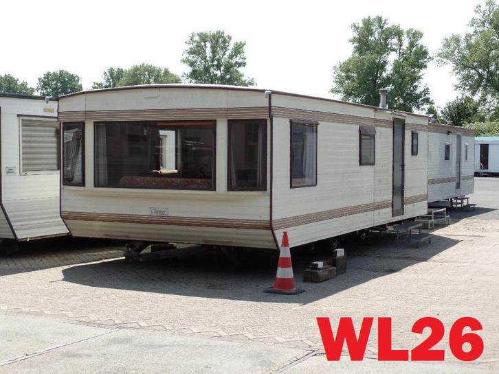 Compacte stacaravans en chalets voor kleine kavel te koop, Caravans en Kamperen, Stacaravans, tot en met 6, Ophalen