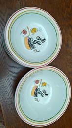 Mosselborden+ schaal, Huis en Inrichting, Keuken | Servies, Ophalen, Gebruikt