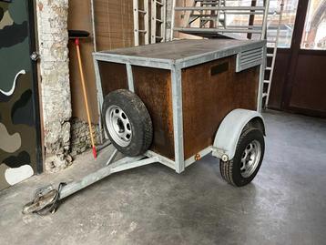 Remorque pour chien galvanisée, Achat, Entreprise, Autres carburants, Autre carrosserie