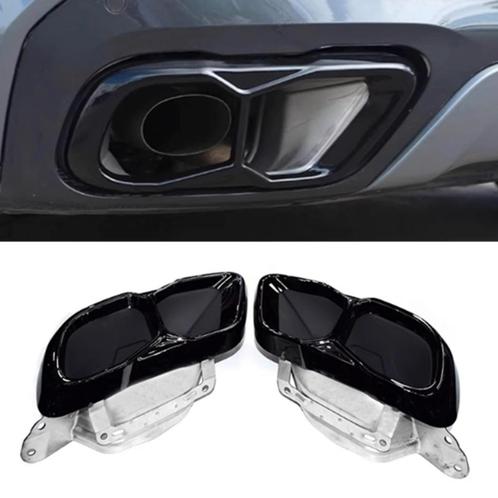 EMBOUTS ECHAPPEMENT FULL BLACK LOOK M BMW X5 G05 (18-25), Auto diversen, Tuning en Styling, Ophalen