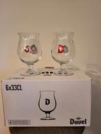 6 duvelglazen in doos, Collections, Verres & Petits Verres, Enlèvement ou Envoi