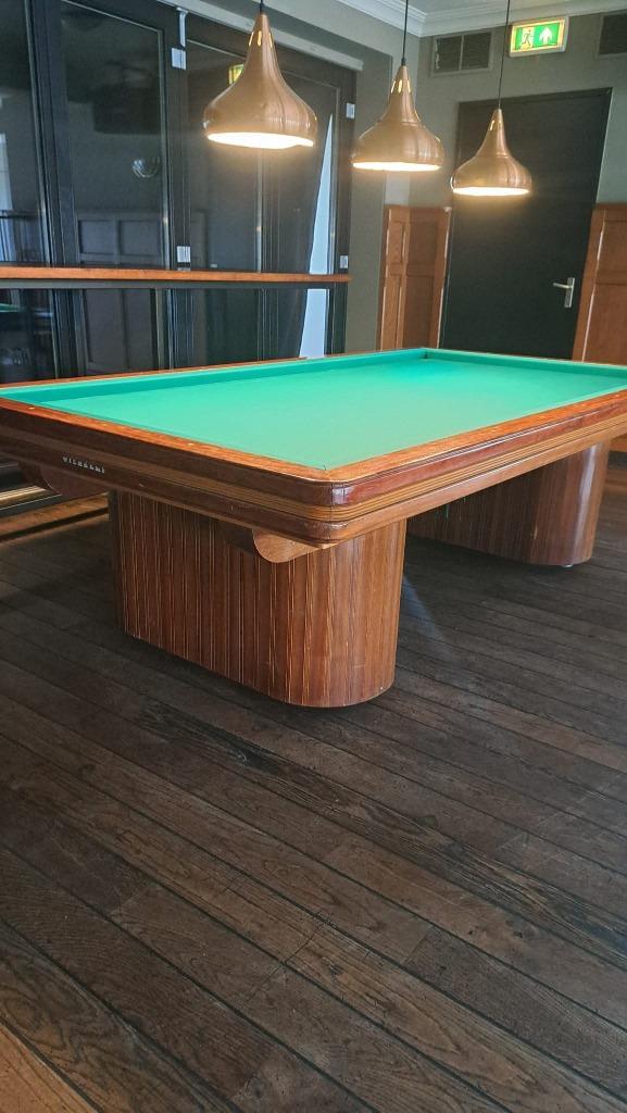 Biljart wilhelmina super de luxe 105/210, Sport en Fitness, Biljarten en Poolen, Gebruikt, Biljarttafel, Verzenden