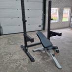 Explode Zwaar  Squat Rack + Panatta Verstelbare Bankje, Ophalen, Zo goed als nieuw, Armen