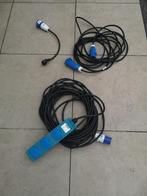 Mobilhome - Caravan CEE verleng/verloop kabel - verdeeldoos, Ophalen of Verzenden, Gebruikt