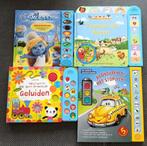 4 kinderleesboekjes met licht en geluid, Ophalen of Verzenden, Zo goed als nieuw, Elektronica, Met geluid