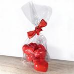 Sachet de 10 fondants gros coeur fruits rouge, Enlèvement ou Envoi, Neuf, Rouge, Bougie