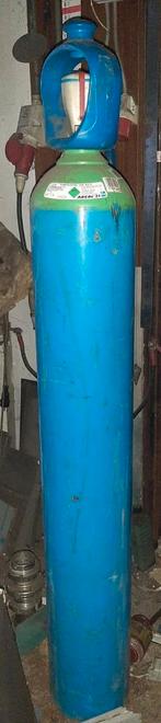 Gasfles groot, Ophalen, Gebruikt