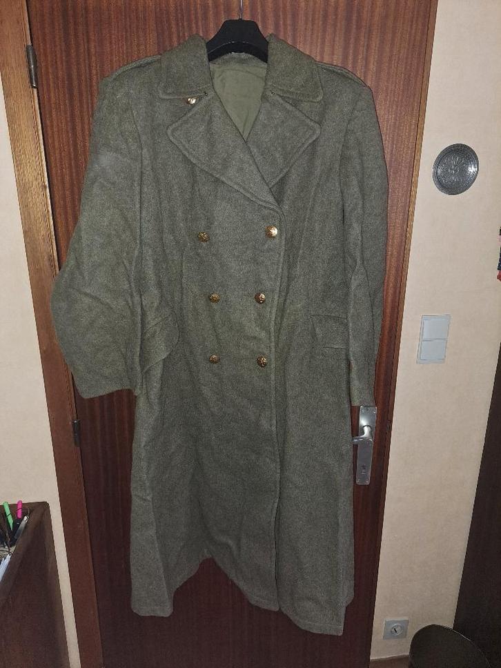 capote militaire - veste en laine - abl, Verzamelen, Militaria | Algemeen, Landmacht, Kleding of Schoenen, Ophalen of Verzenden
