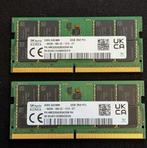 SK-Hynix 64GB DDR5 sodimm (2 latjes van 32GB ram geheugen), Computers en Software, RAM geheugen, Ophalen of Verzenden, Zo goed als nieuw
