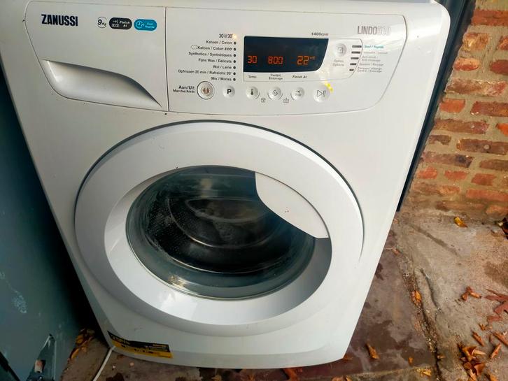 Zanussi wasmachine 9kg, Elektronische apparatuur, Wasmachines, Ophalen of Verzenden