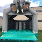 Springkasteel olifant, Hobby en Vrije tijd, Feestartikelen | Verhuur, Ophalen, Zo goed als nieuw