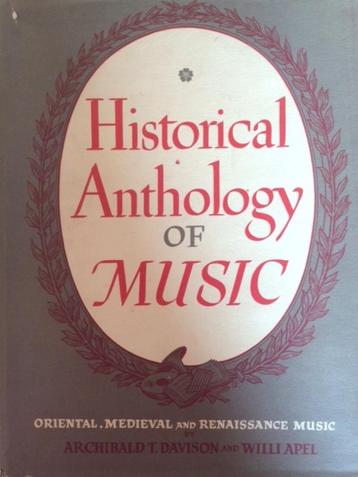 Historical Anthology of Music, Harvard University Press. beschikbaar voor biedingen