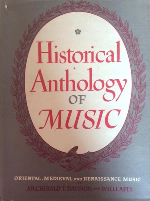 Historical Anthology of Music, Harvard University Press., Musique & Instruments, Partitions, Utilisé, Classique, Enlèvement ou Envoi