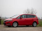 Opel Zafira Tourer 1.6 MT6 CNG|LEDER|CAMERA|NAVI, Auto's, Monovolume, Zwart, CNG (Aardgas), 5 deurs