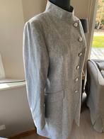 Scapa lichtgrijze flanellen halflange blazer - 38/40, Maat 38/40 (M), Scapa, Ophalen of Verzenden, Zo goed als nieuw
