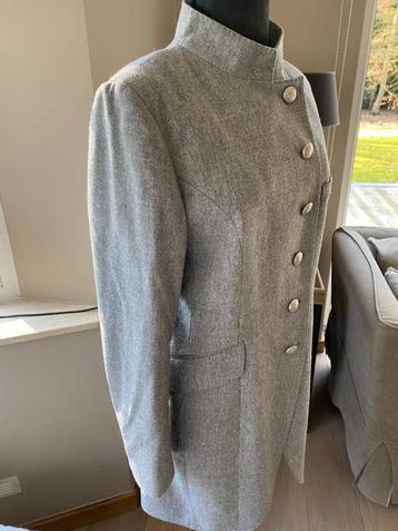 Scapa lichtgrijze flanellen halflange blazer - 38/40  beschikbaar voor biedingen
